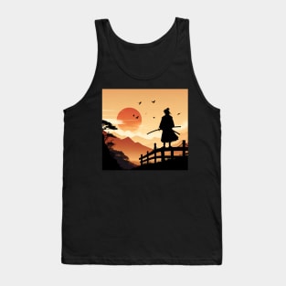 Samurai Silhouette #5 Tank Top